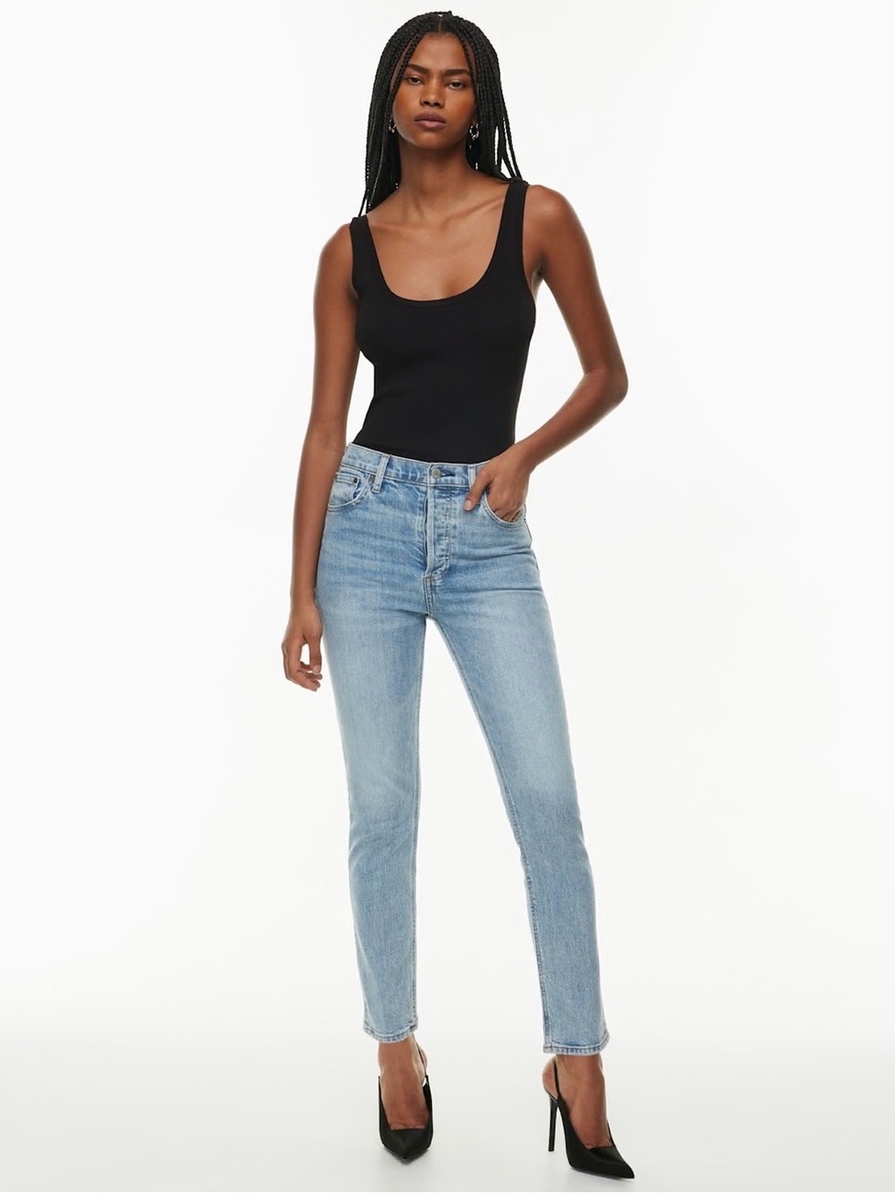 Denim Forum The Yoko High Rise Slim Jean Size 30